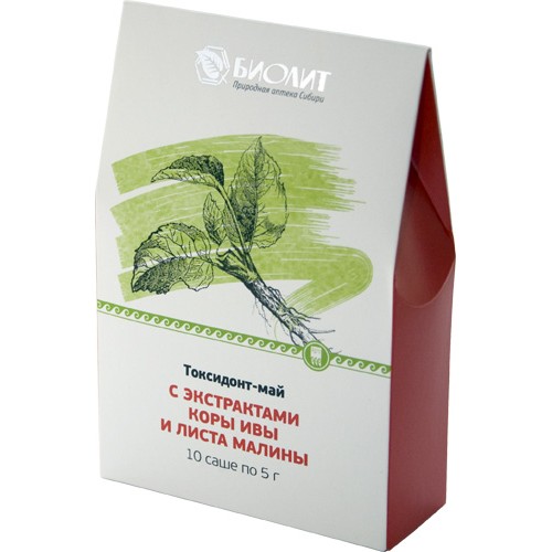 Купить Токсидонт-май с экстрактами коры ивы и листа малины  г. Симферополь  