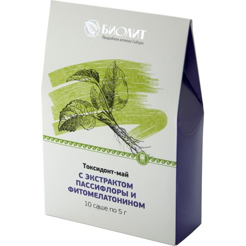 Купить Токсидонт-май с экстрактами пассифлоры и фитомелатонином  г. Симферополь  